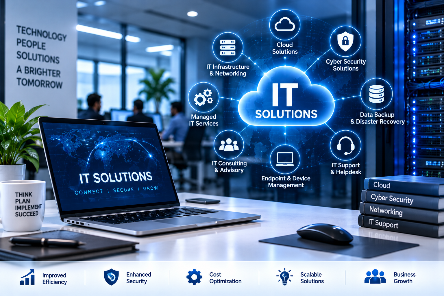 Modern technology and digital network infrastructure